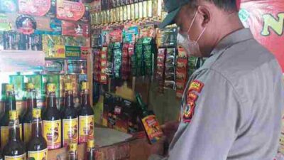 Warung Jamu di Cileunyi Kabupaten Bandung Ketahuan Jual Miras