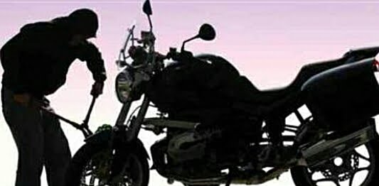 CBR digasak maling