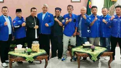 Perdana Bertemu, Bupati Bandung Ucapkan Selamat kepada Saeful Bachri Pimpin Demokrat
