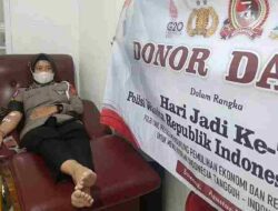 Sambut HUT ke-74 Polwan, Polresta Bandung Gelar Donor Darah