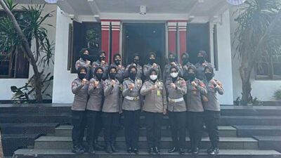 Sambut HUT ke-74 Polwan, Puluhan Polwan Polda Jabar Lakukan Donor Darah