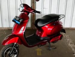 Perkenalkan Skuter Listrik Goodrich BF-V7, Mirip Vespa Primavera