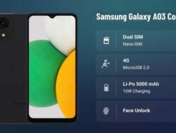 Samsung Galaxy A03 Core, Baterai Jumbo Harga Hanya Sejutaan