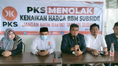 Tolak Kenaikkan Harga BBM, DPD PKS Sumedang: Jangan Bikin Rakyat Tambah Susah