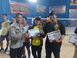 Badminton Piala Kapolsek Pamulihan Cup Sukses Digelar