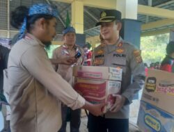 Kapolres Sumedang Kunjungi Peserta Kemah Besar SAKO SPN di Kiarapayung Jatinangor
