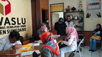 Hari Ketiga, Pendaftar Panwascam di Sumedang Tembus 269 Orang