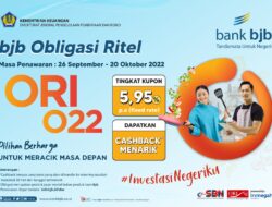 bjb Obligasi Ritel ORI022, Kupon Menarik dengan Penawaran Mulai Rp1 juta hingga 5 Miliar