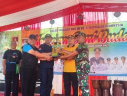 Penutupan HUT RI ke 77 Tingkat Kecamatan Jatinangor Sumedang Diisi Pagelaran Budaya