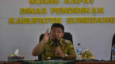 Pencapaian SAKIP Meningkat Signifikan, Wabup Erwan Apresiasi Disdik Sumedang