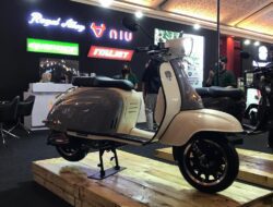 Royal Alloy TG150, Skuter Pesaing Vespa Sudah di Tiba Indonesia