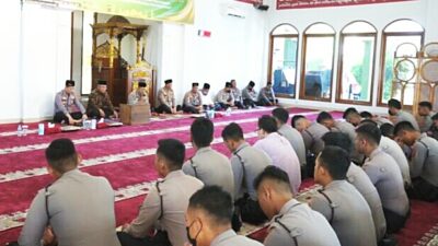 Polresta Bandung Gelar Peringatan Maulid Nabi di Masjid Baitul Muhaimin