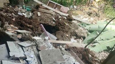 Rumah Ambruk Tergerus Aliran Sungai di Ngamprah, BPBD Pastikan Tak Ada Korban