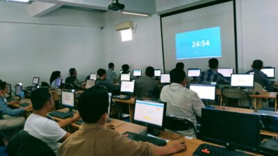 Peserta CAT Panwascam Bawaslu Sumedang Ikuti Test Dengan Antusias