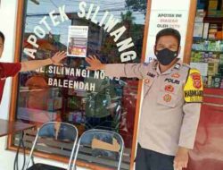 Sosialisasikan Larangan Jual Obat Sirup, Polsek Baleendah Sisir Apotek