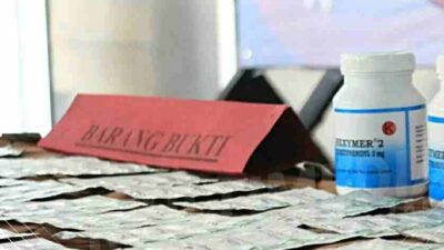 Polisi Ungkap Penjualan Ribuan Obat Tramadol dan Hexymer di Kabupaten Bandung