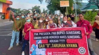 Hari ini Tenaga Honorer di Sumedang Unjuk Rasa, Kecuali Honorer Nakes