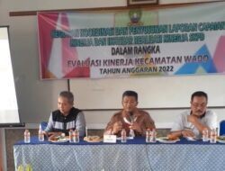 Evaluasi SAKIP Kecamatan Wado, Wabup Erwan Ingatkan Perencanaan Kinerja