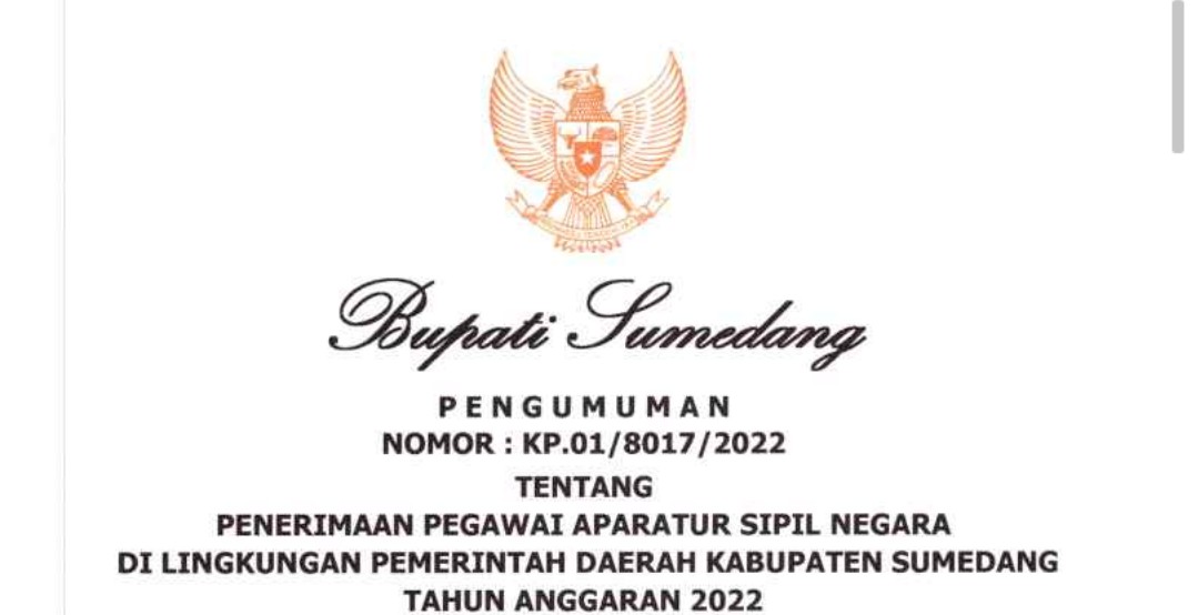 Honorer di Sumedang