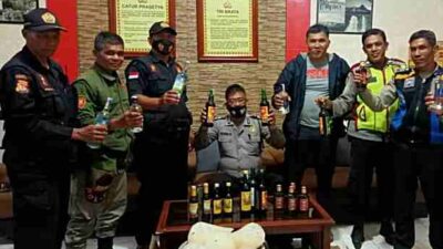 Polisi Gagalkan Penjualan Puluhan Liter Tuak dan Miras Ilegal di Cicalengka