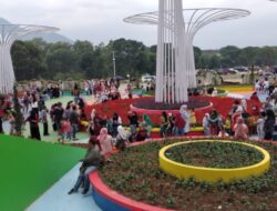 Hari Pertama Uji Coba, Tercatat Ribuan Pengunjung Memadati Jans Park Sumedang