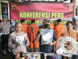 Gasak Barang Bangunan Dibekas Tempat Kerja, 4 Kuli Ditangkap