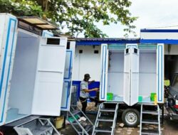 Sarana Darurat Bagi Korban Gempa Cianjur, Polres Cimahi Kirim 2 Toilet Portable