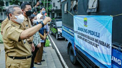 Penuhi Kebutuhan Pengungsi di Cianjur, Logistik Kembali Dikirim dari Bandung