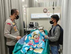 Polsek Pameungpeuk Intens Pantau Kondisi Korban yang Tersambar Petir