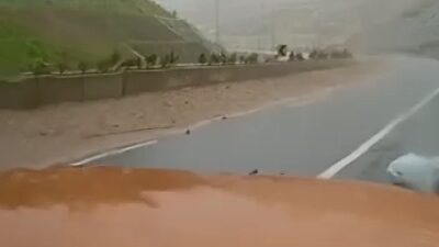 Jelang Beroperasi, Video Banjir Bandang di Jalan Tol Cisumdawu Sumedang Viral di Medsos