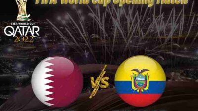 Jadwal Siaran Langsung Piala Dunia Qatar, Malam Ini Minggu 20 November 2022