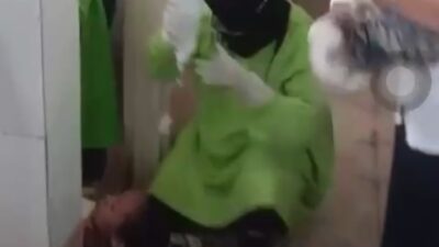 Heboh, Seorang Ibu Melahirkan di Toilet Umum Pasar Sandang Sumedang