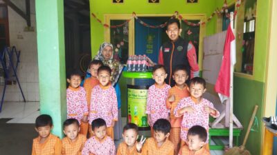 Relawan Gempa di Sumedang Ajak Himpaudi Cimanggung Kelola Sampah Rumah Tangga