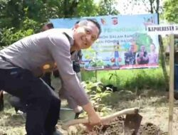 Tangani Lahan Kritis, Polresta Bandung Tanam Pohon di Kamojang