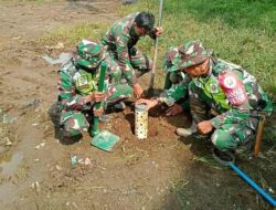 Hadapi Musim Hujan, Satgas Citarum Harum Ajak Warga Buat Lubang Biopori