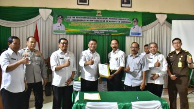 Daerah Ini Dicanangkan Zona Integritas Desa