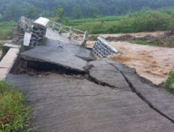 Soal Jembatan Ambruk di Ambit, BPBD Sumedang Sebut Ada Pendangkalan Sungai, Ini Langkah yang Diambil