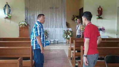 Pastikan Keamanan Ibadah Natal, Polsek Baleendah Maraton Cek Gereja