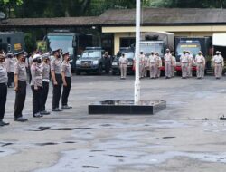 Jelang Malam Tahun Baru 2023, Ratusan Personel Polrestabes Bandung Naik Pangkat