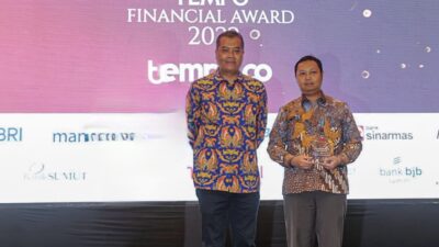 Bank bjb Raih 3 Perhargaan di TEMPO Financial Award 2022