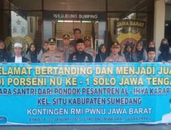 Belasan Santri Asal Sumedang Ikuti Porseni NU ke-1 di Solo