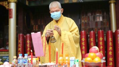 Jelang Imlek 2023 Tahun Kelinci, Sejumlah Vihara di Bandung Mulai Bersiap