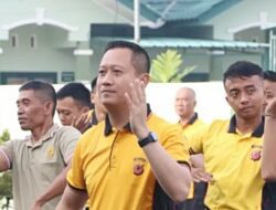 Kuatkan Sinergitas, Polresta Bandung Olahraga Bersama Kodim 0624