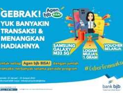 Apresiasi Agen Laku Pandai, bank bjb Bagi-bagi Hadiah untuk Ratusan Agen bjb BiSA