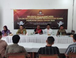 Ratusan Calon Anggota PPS di Dapil 5 Sumedang Ikuti Tes Wawancara di Desa Hegarmanah
