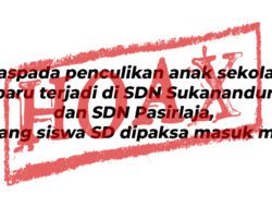 Berita Penculikan Anak SD di Rancakalong Sumedang Dipastikan Hoax