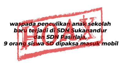 Berita Penculikan Anak SD di Rancakalong Sumedang Dipastikan Hoax