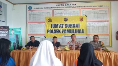 Jumat Curhat Polsek Pamulihan