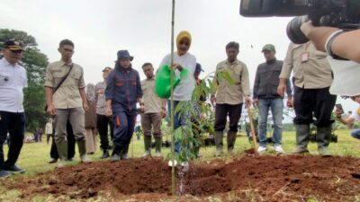 Atalia Kamil Tanam 1000 Pohon Bersama Ibu Negara Iriana Joko Widodo dan Ibu Wury Ma’aruf Amin