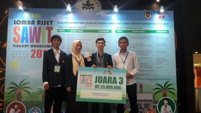 Tiga Mahasiswa Unpad Ini Ubah Tandan Kelapa Sawit jadi Kain Woven